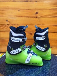 LYŽE FISCHER VIRON XTR 150CM + LYŽIARKY SALOMON T3 GREEN 26MP